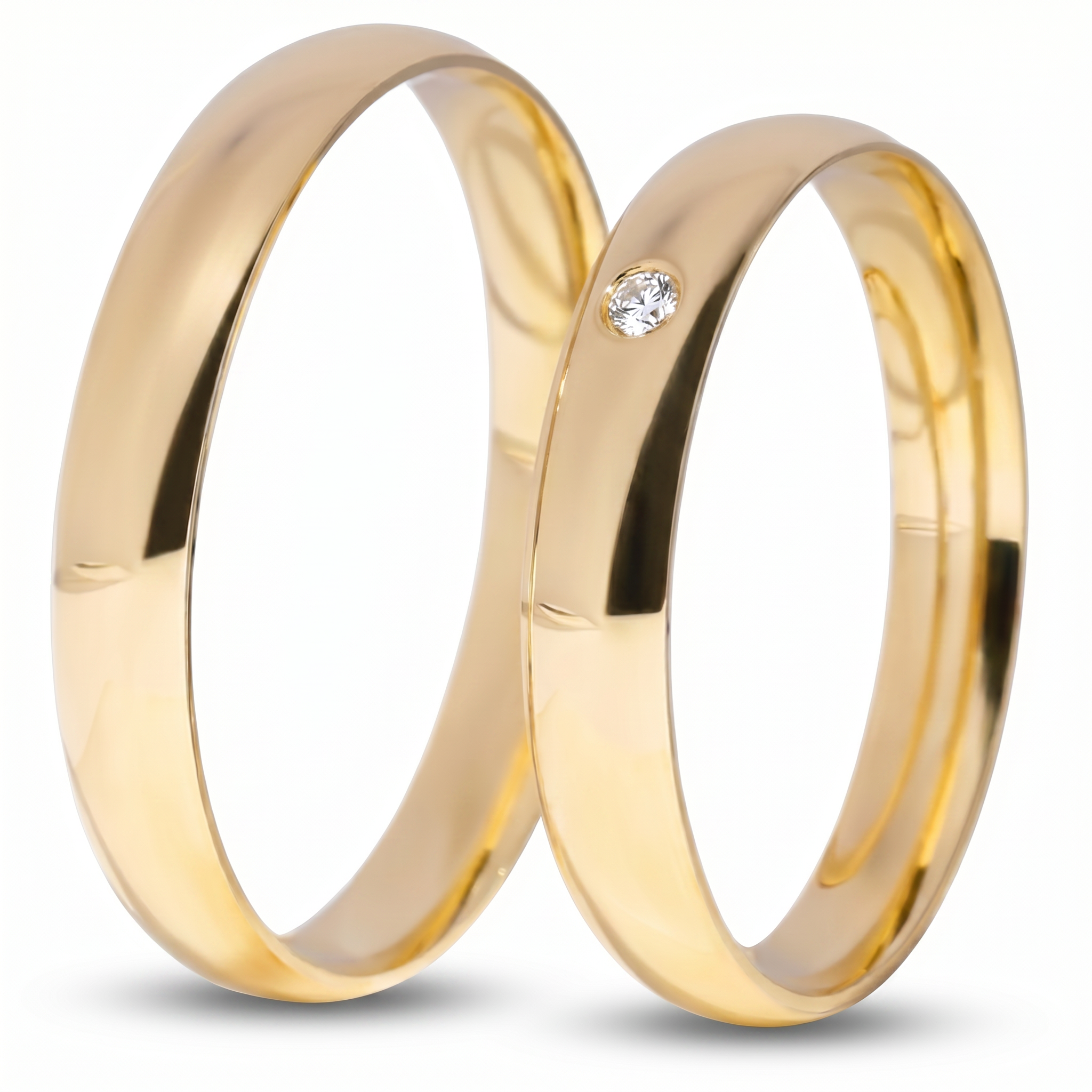 Aliança Bodas Aurus H-11 Ouro 18k