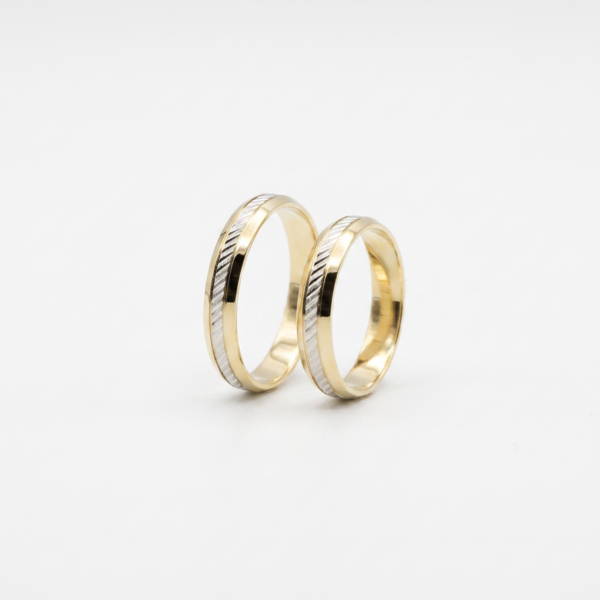Aliança Bodas Aurus E35 Ouro 18k