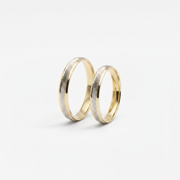 Aliança Bodas Aurus H-13 Ouro 18k