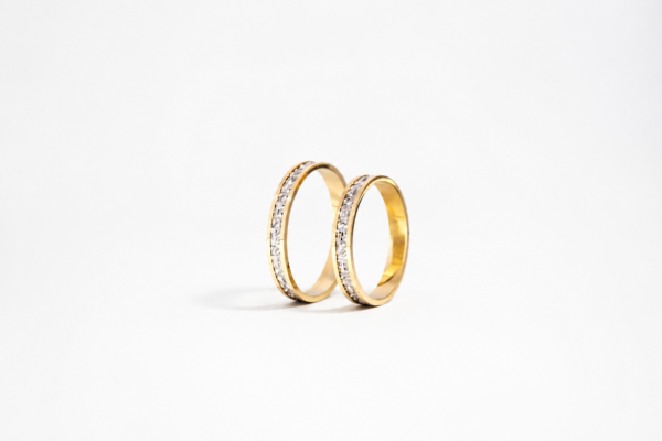 Aliança Bodas Aurus G2 Ouro 18k
